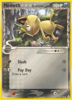 Meowth δ — Holon Phantoms 71