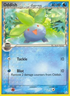 Oddish δ — Holon Phantoms 73