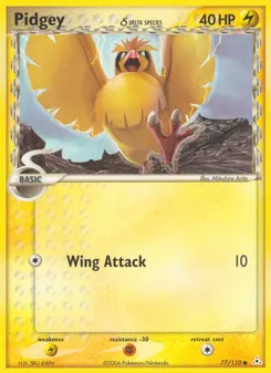 Pidgey δ — Holon Phantoms 77