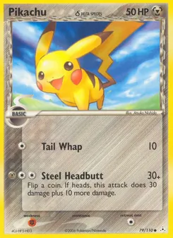 Pikachu δ — Holon Phantoms 79