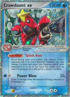 Crawdaunt ex — Holon Phantoms 99