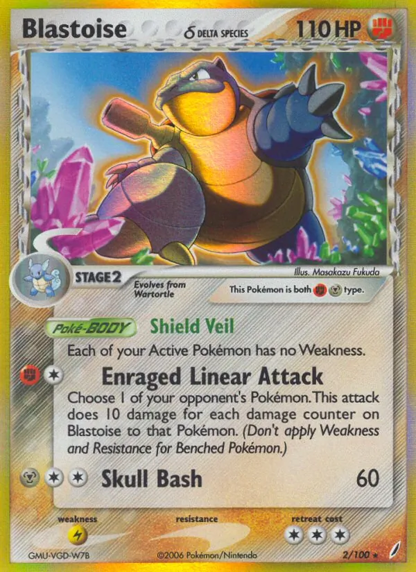 Blastoise δ — Crystal Guardians 2