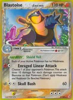 Blastoise δ — Crystal Guardians 2