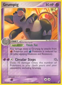Grumpig — Crystal Guardians 20