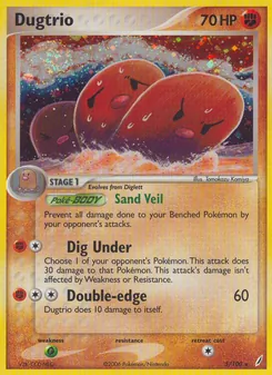 Dugtrio — Crystal Guardians 5