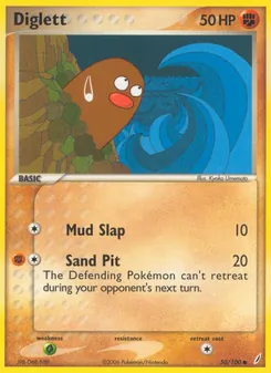 Diglett — Crystal Guardians 50