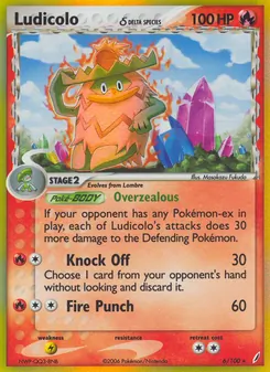 Ludicolo δ — Crystal Guardians 6