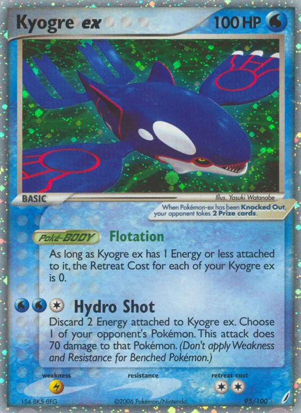 Kyogre ex — Crystal Guardians 95