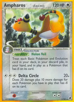 Ampharos δ — Dragon Frontiers 1