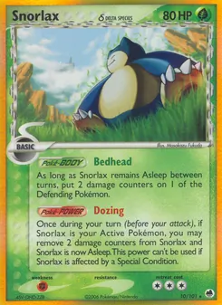 Snorlax δ — Dragon Frontiers 10