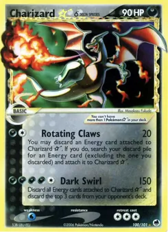 Charizard ☆ δ — Dragon Frontiers 100