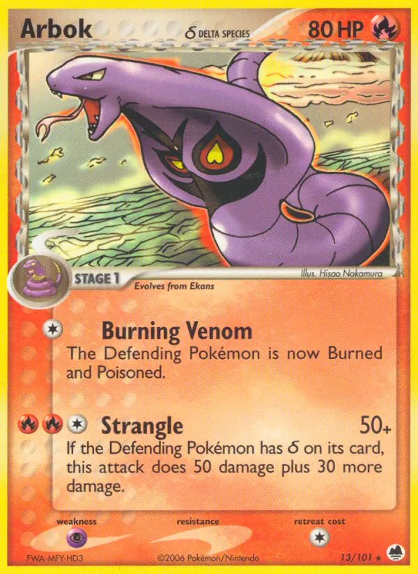 Arbok δ — Dragon Frontiers 13