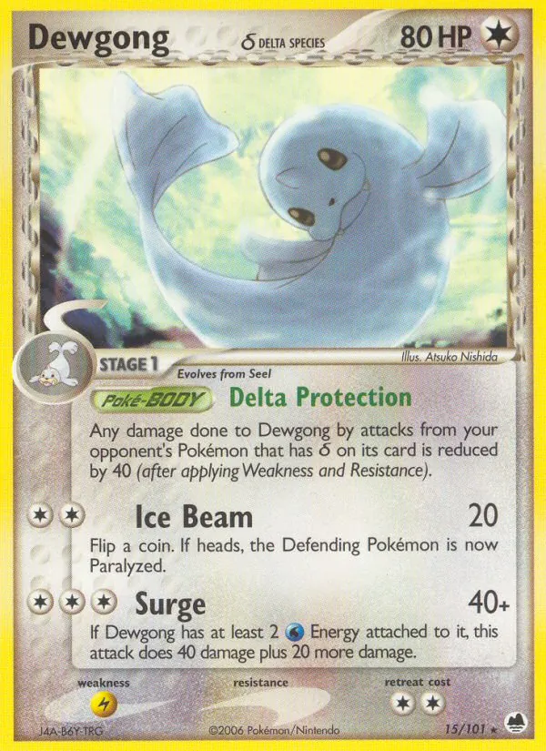 Dewgong δ — Dragon Frontiers 15