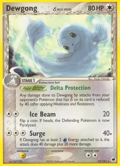 Dewgong δ — Dragon Frontiers 15