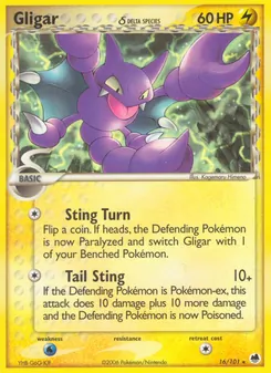 Gligar δ — Dragon Frontiers 16