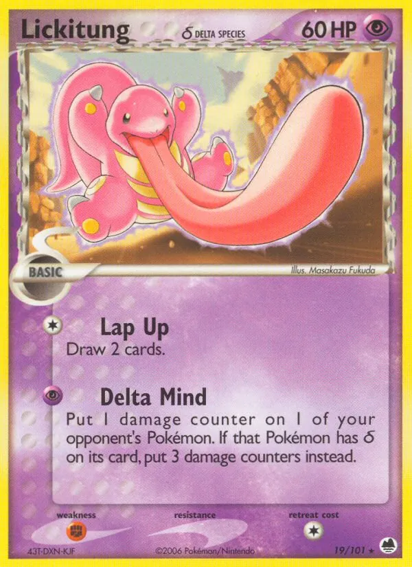Lickitung δ — Dragon Frontiers 19
