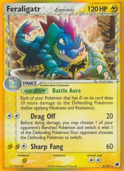 Feraligatr δ — Dragon Frontiers 2
