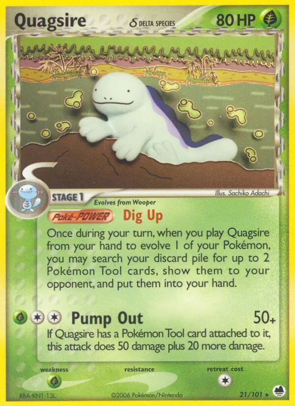 Quagsire δ — Dragon Frontiers 21
