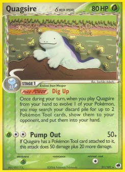 Quagsire δ — Dragon Frontiers 21