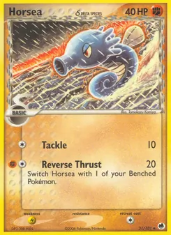 Horsea δ — Dragon Frontiers 31