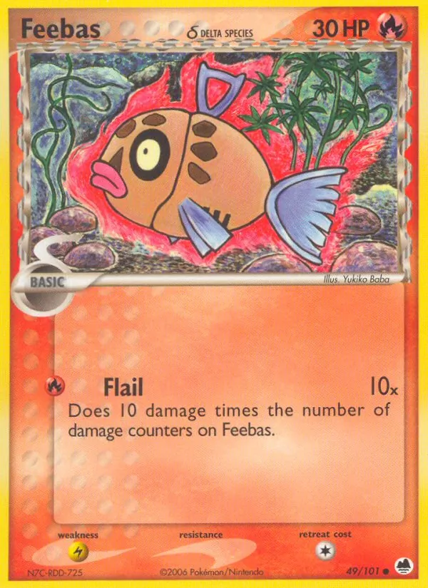 Feebas δ — Dragon Frontiers 49