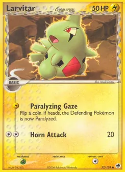 Larvitar δ — Dragon Frontiers 52