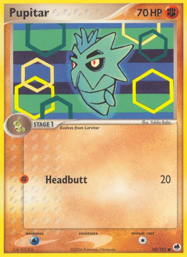 Pupitar — Dragon Frontiers 58