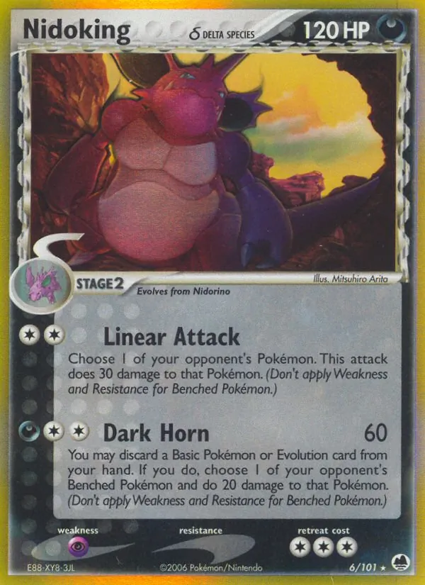 Nidoking δ — Dragon Frontiers 6