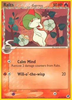 Ralts δ — Dragon Frontiers 61