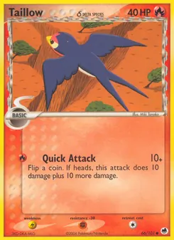 Taillow δ — Dragon Frontiers 66