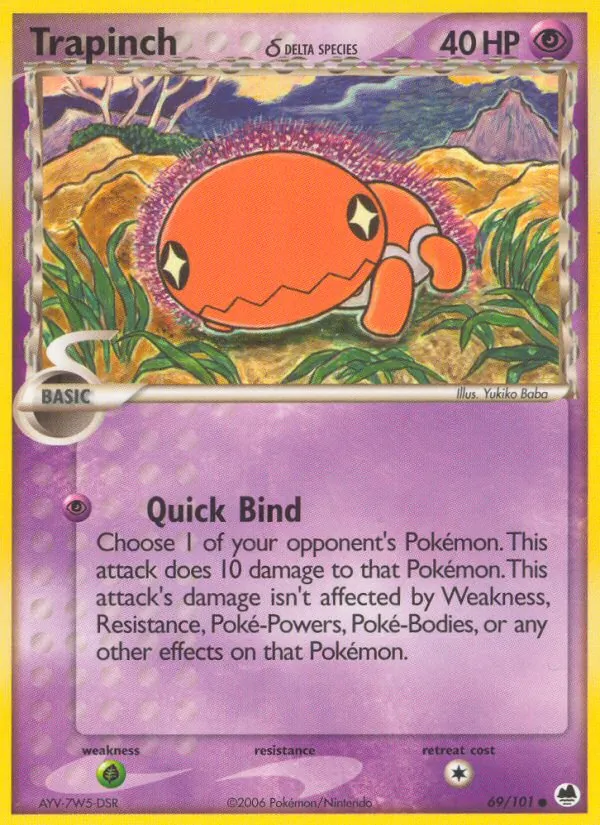 Trapinch δ — Dragon Frontiers 69