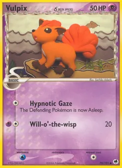 Vulpix δ — Dragon Frontiers 70