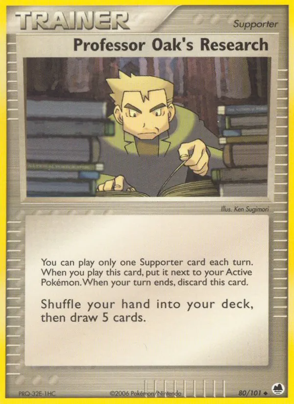 Professor Oak's Research — Dragon Frontiers 80