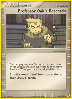 Professor Oak's Research — Dragon Frontiers 80