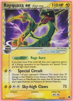 Rayquaza ex δ — Dragon Frontiers 97
