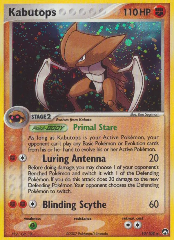 Kabutops — Power Keepers 10