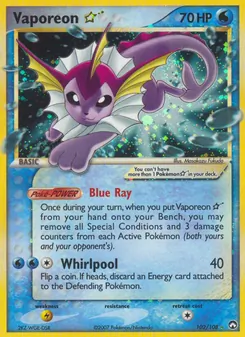 Vaporeon ☆ — Power Keepers 102
