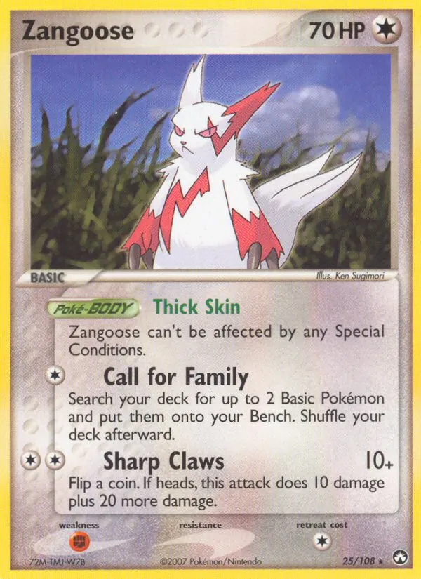 Zangoose — Power Keepers 25