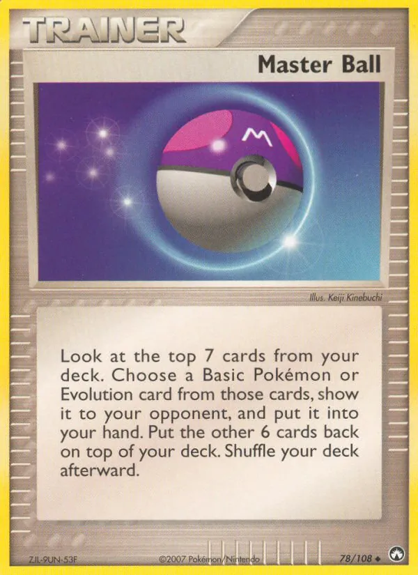 Master Ball — Power Keepers 78