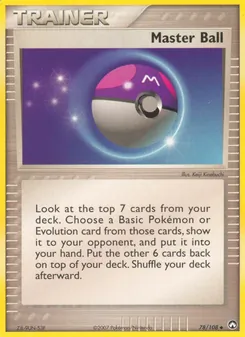 Master Ball — Power Keepers 78