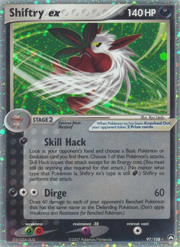 Shiftry ex — Power Keepers 97