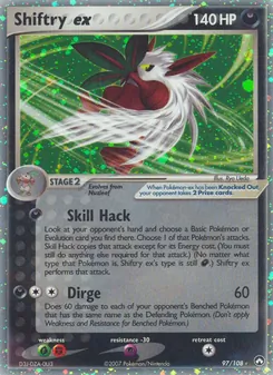 Shiftry ex — Power Keepers 97