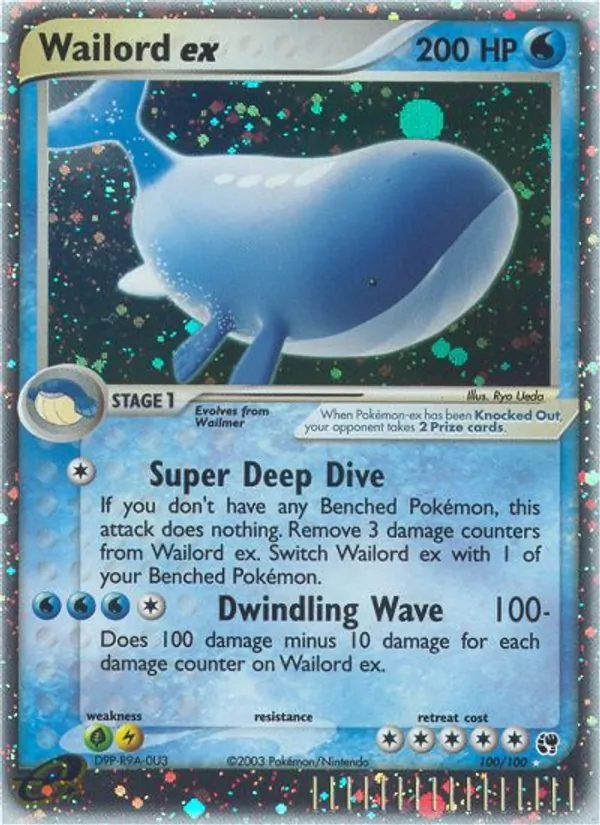 Wailord ex — Sandstorm 100