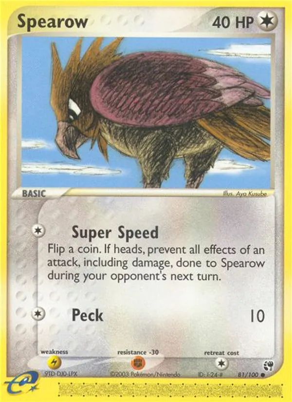 Spearow — Sandstorm 81