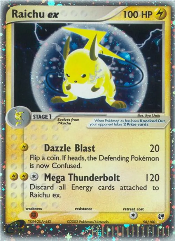 Raichu ex — Sandstorm 98