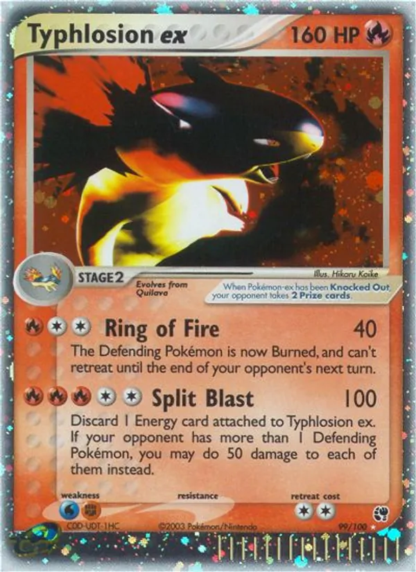 Typhlosion ex — Sandstorm 99