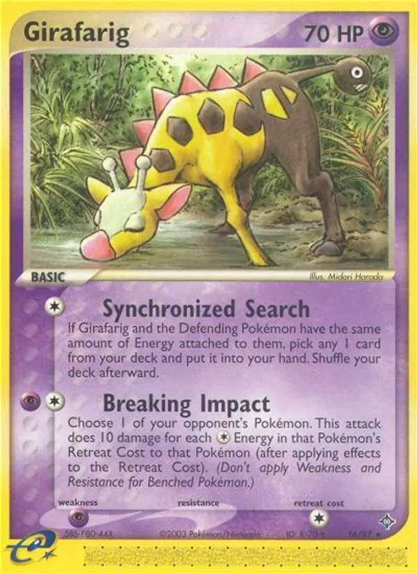Girafarig — Dragon 16