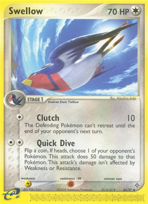 Swellow — Dragon 45