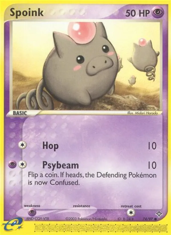 Spoink — Dragon 74