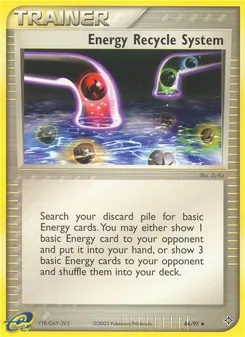 Energy Recycle System — Dragon 84